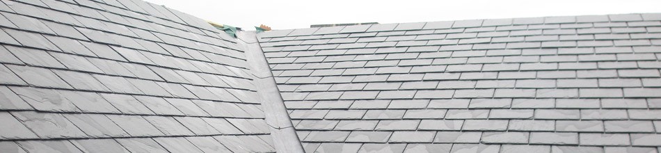 Slate tiles on a roof in Bristol